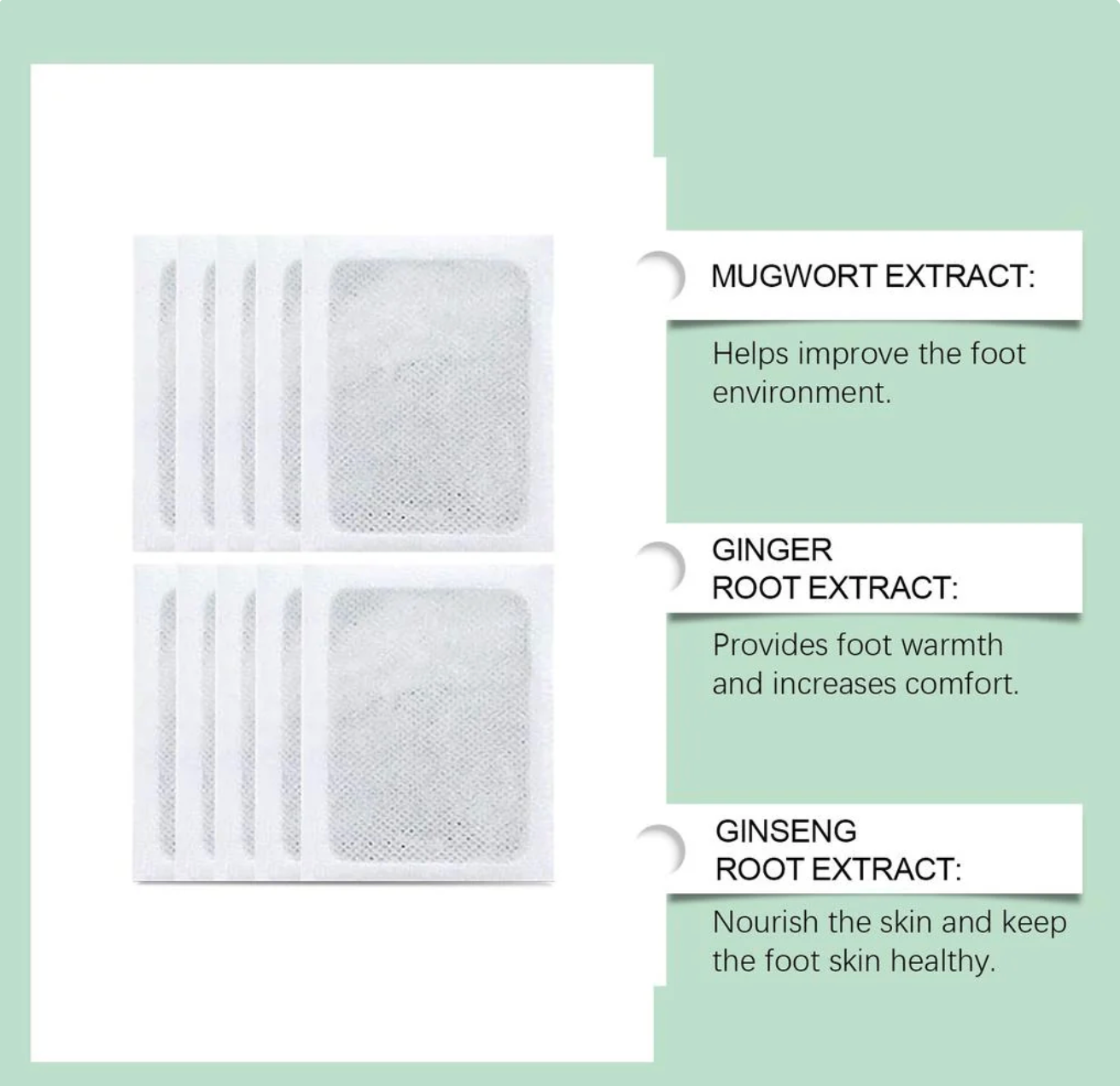 100% Merbal & Gentle Ingredient Detox Foot Pads (BUY 1 GET 1 FREE) ⭐⭐⭐⭐⭐ (4.9/5)