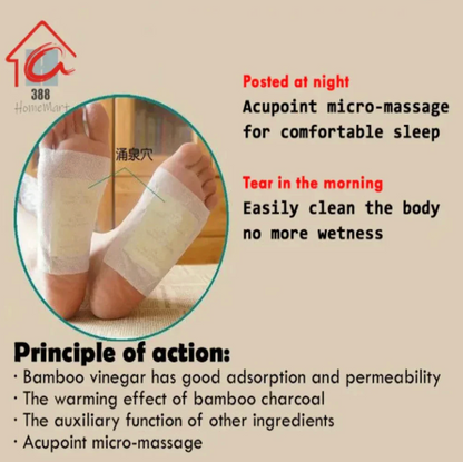 100% Merbal & Gentle Ingredient Detox Foot Pads (BUY 1 GET 1 FREE) ⭐⭐⭐⭐⭐ (4.9/5)