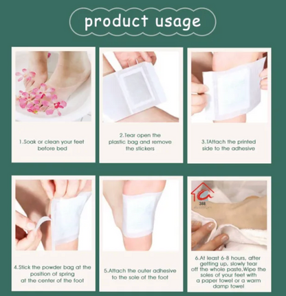 100% Merbal & Gentle Ingredient Detox Foot Pads (BUY 1 GET 1 FREE) ⭐⭐⭐⭐⭐ (4.9/5)